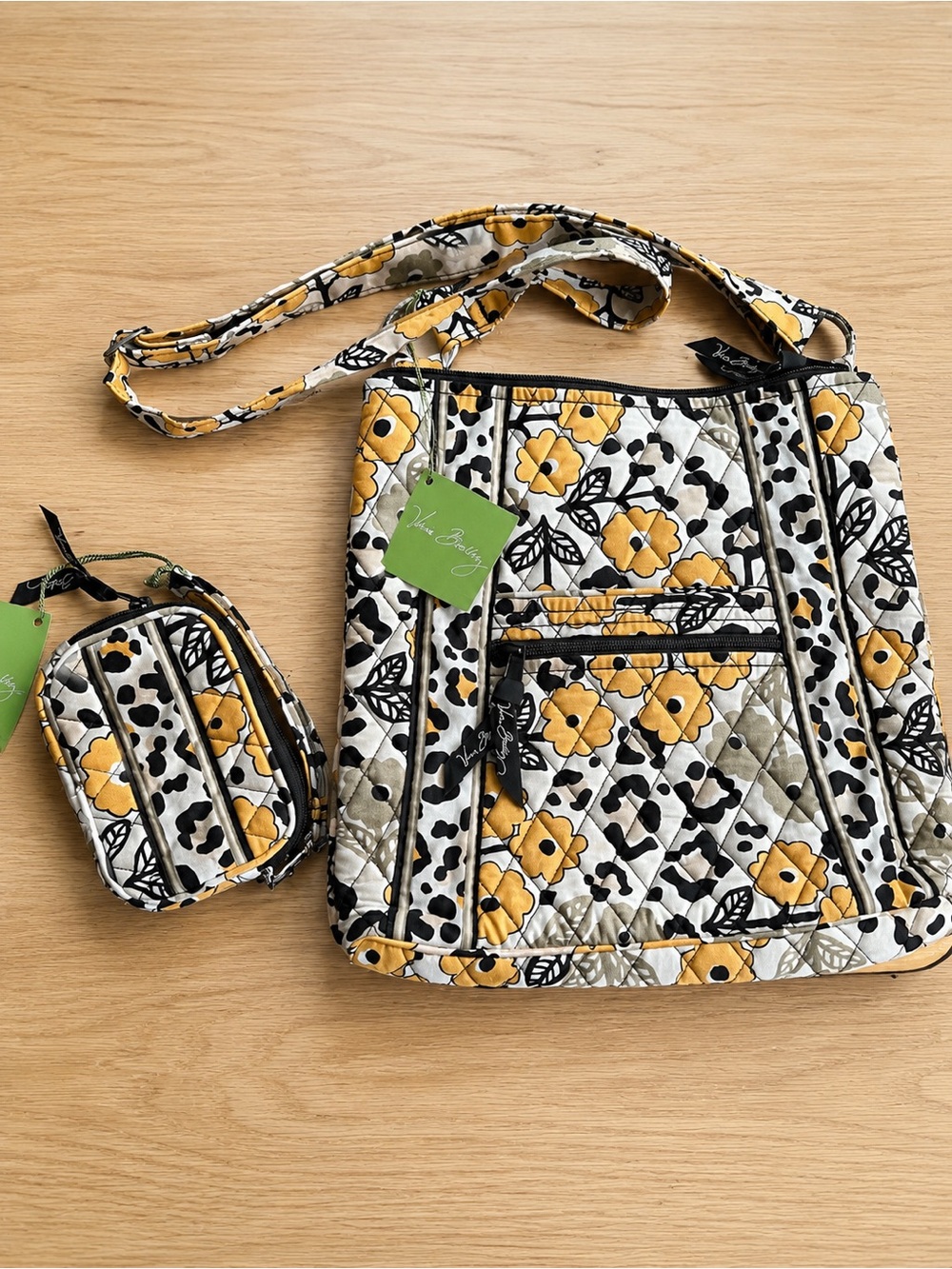Vera Bradley New With Tags Go Wild Hipster and matching Tech Case